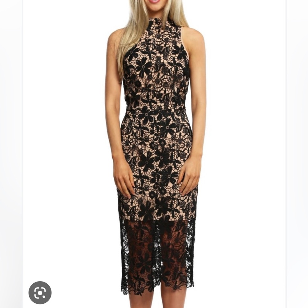 Revolve Floral Lace Dress